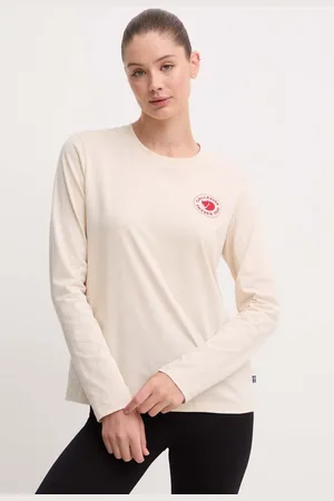 Fjällräven Top a maniche lunghe in cotone 1960 Logo F84773