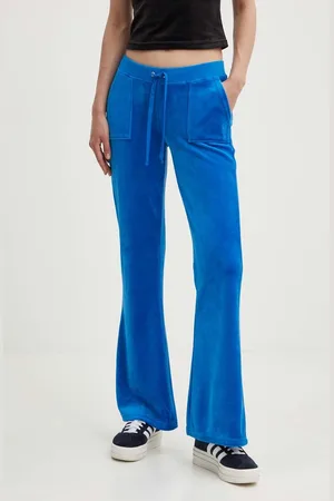Juicy Couture Pantaloni da tuta in velluto CAISA LOW RISE PANT colore JCSEBJ008