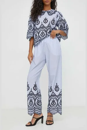 Munthe Pantaloni in cotone colore
