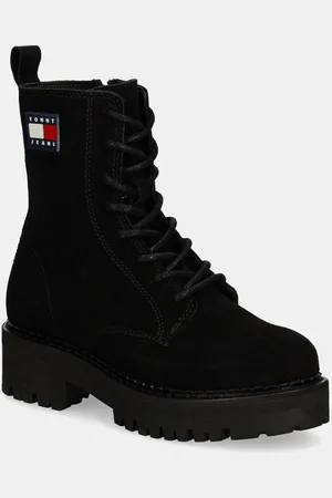 Tommy Hilfiger Stivaletti alla caviglia TJW URBAN LACE UP SUEDE donna colore EN0EN02630