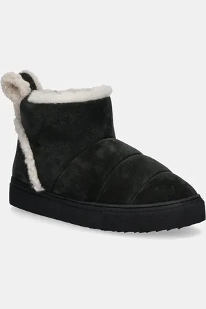 INUIKII Stivali da neve in camoscio Shearling Slipin colore 75202-010