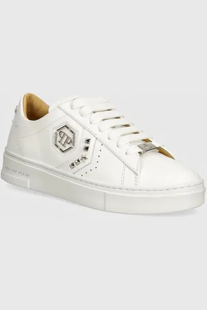 Philipp Plein Sneakers in pelle Lo-Top Arrow Force colore WSC2751 PLE005N 0101