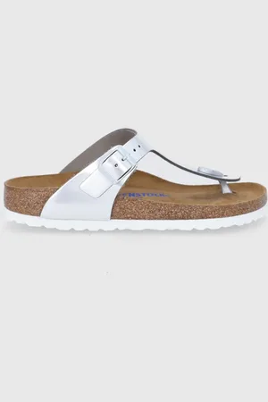 Birkenstock Infradito in pelle Gizeh donna colore 1003675