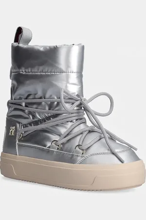 Tommy Hilfiger Stivali da neve LACE-UP METALLIC SNOWBOOT colore FW0FW08442