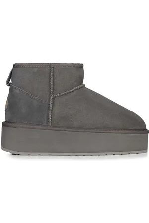 Emu Stivali da neve in camoscio Stinger Micro Flatform colore W13082.CHAR
