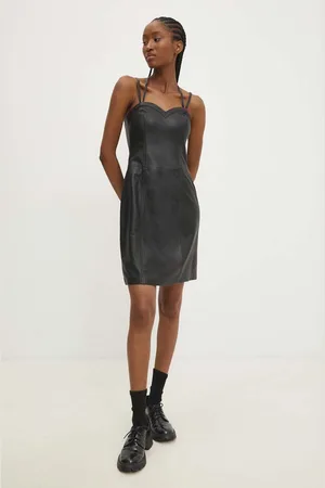 ANSWEAR Vestito in pelle colore