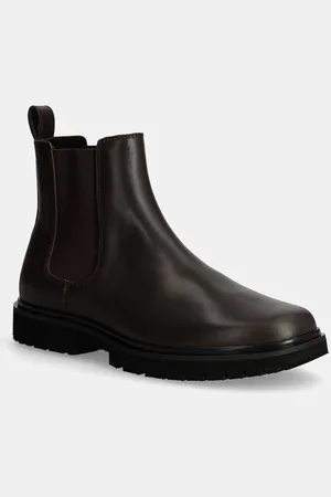 Calvin Klein Scarpe in pelle EVA BOOT MID CHELSEA UNIFORM DR uomo colore YM0YM01072