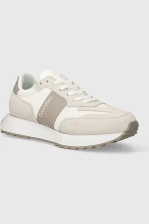 Calvin Klein Sneakers LOW TOP LACE UP MIX colore grigio HM0HM00497