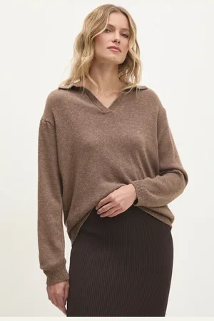 ANSWEAR Maglione in lana donna colore