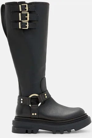 AllSaints Stivali in pelle Jade Biker Boot donna colore W055FB