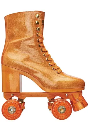 Impala Pattini a rotelle Sparkle Orange High Heel Rollerskates x Marawa