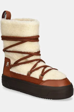 Tommy Hilfiger Stivali da neve LACE-UP FAUX SHEARLING SNOWBOOT colore FW0FW08252