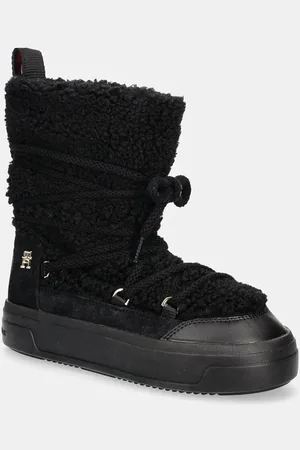 Tommy Hilfiger Stivali da neve LACE-UP FAUX SHEARLING SNOWBOOT colore FW0FW08252
