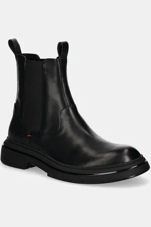 HUGO BOSS Stivaletti chelsea in pelle Rikky uomo colore 50522983