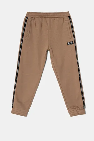 EA7 Pantaloni tuta bambino/a colore con applicazione 6DBP58 BJEXZ