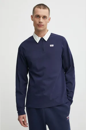 Reebok Top a maniche lunghe in cotone Court Sport colore 100075580