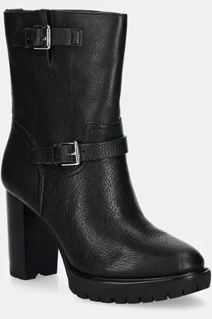 Ralph Lauren Stivaletti alla caviglia in pelle Lyvia donna colore 802937819001