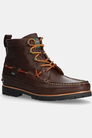 Ralph Lauren Scarponi da trekking in pelle Ranger Mid uomo colore 812945851001