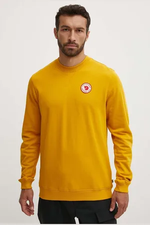 Fjällräven Felpa in cotone 1960 Logo Badge Sweater F87163.161 uomo F87163