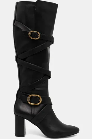 Kurt Geiger Stivali in pelle Mayfair Strappy Knee Boot donna colore 3483800109