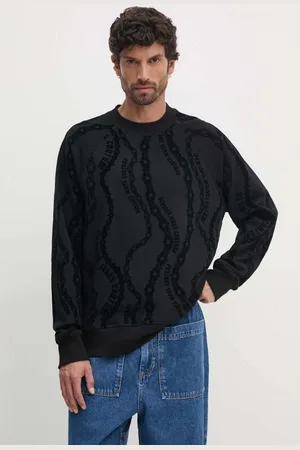VERSACE Felpa in cotone uomo colore 77GAI3X0 FS176