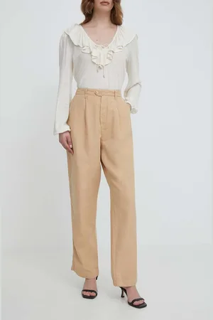 Tommy Hilfiger Pantaloni in lino misto colore