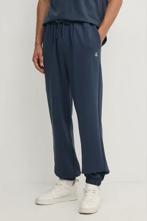 Calvin Klein Pantaloni della tuta di cotone colore con applicazione J30J326881