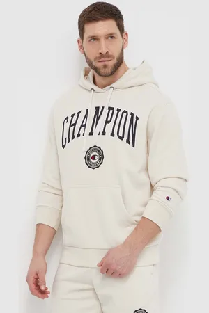 Champion Felpa uomo colore con cappuccio 219830