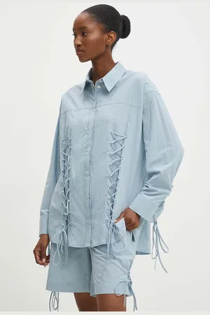 ANSWEAR Camicia in cotone donna colore