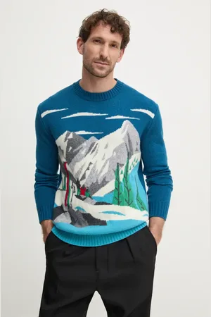Benetton Maglione in lana uomo colore 1244K108S