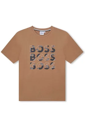 HUGO BOSS T-shirt in cotone per bambini colore J51200
