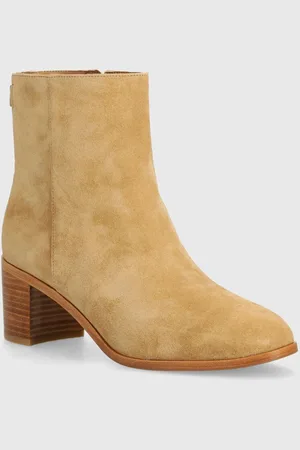 Ralph Lauren Stivaletti alla caviglia in camoscio Cassie donna colore 802942518001