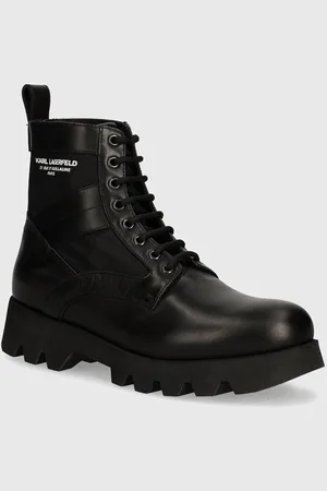 Karl Lagerfeld Scarponi da trekking in pelle Terra uomo colore KL11164