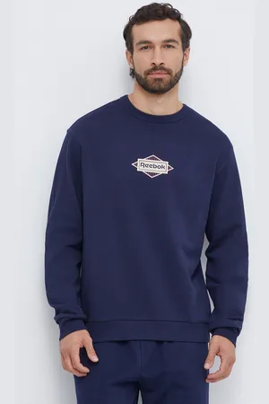 Reebok Felpa in cotone uomo