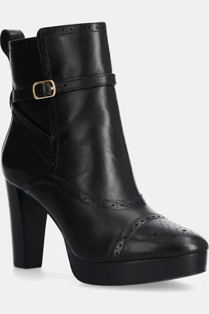 Ralph Lauren Stivaletti alla caviglia in pelle Mckinsey donna colore 802908331005