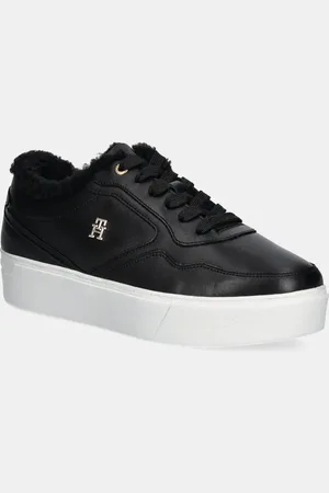 Tommy Hilfiger Sneakers in pelle ESSENTIAL PLATFORM SNEAKER FUR colore FW0FW08349