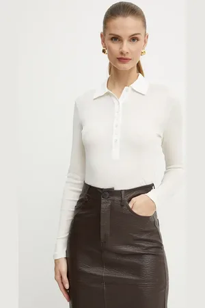 Pinko Top a maniche lunghe in cotone colore 104225 A24T