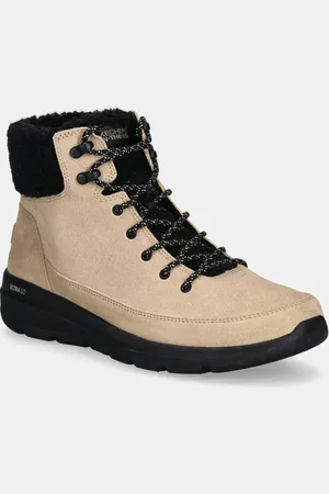 Skechers Stivali da neve in camoscio GLACIAL ULTRA WOOD colore nero 16677