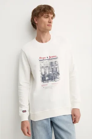 Pepe Jeans Felpa in cotone SOREN CREW uomo colore PM582724