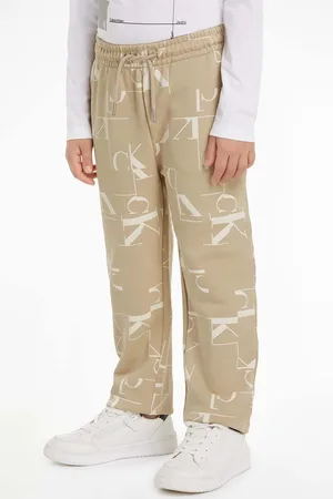 Calvin Klein Pantaloni tuta in cotone bambino/a TERRY JOGGER colore IB0IB02124