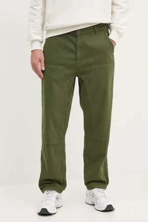 Benetton Pantaloni in lino misto colore 4V3EUF04A