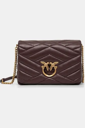 Pinko Borsa a mano in pelle colore marrone