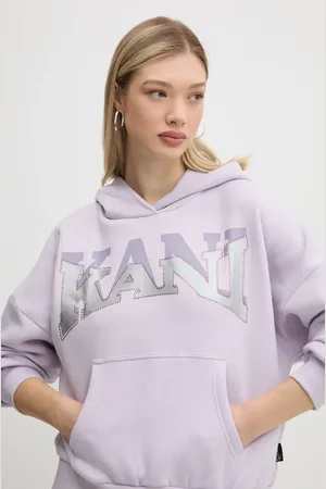 Karl Kani Felpa donna colore con cappuccio 61210049