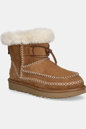 UGG Stivali da neve in camoscio Classic Mini Alpine colore 1158251-CHE