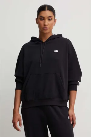 New Balance Felpa Sport Essentials donna colore con cappuccio WT41507BK