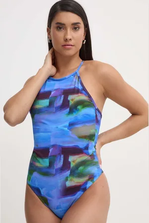 Casall Costume da bagno intero High Neck Printed colore