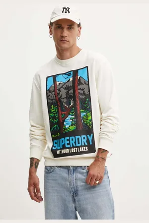 Superdry Felpa in cotone uomo colore M2014112A-2YW