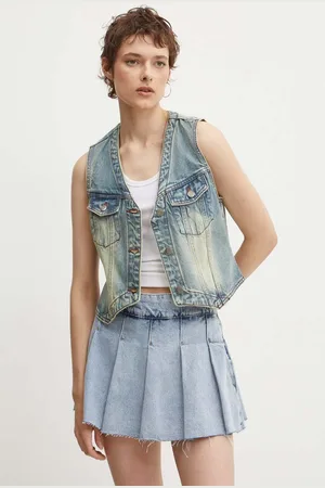 Guess Gilet di jeans colore W4YG21 D4XY0