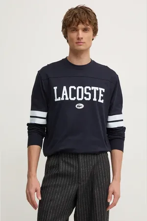 Lacoste Top a maniche lunghe in cotone colore TH7609