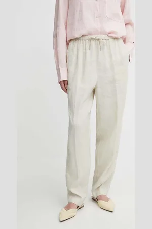 Tommy Hilfiger Pantaloni in lino colore WW0WW41347
